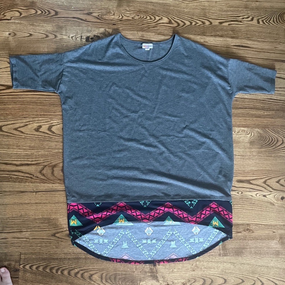 Lularoe Irma Two Tone (washed but never worn)